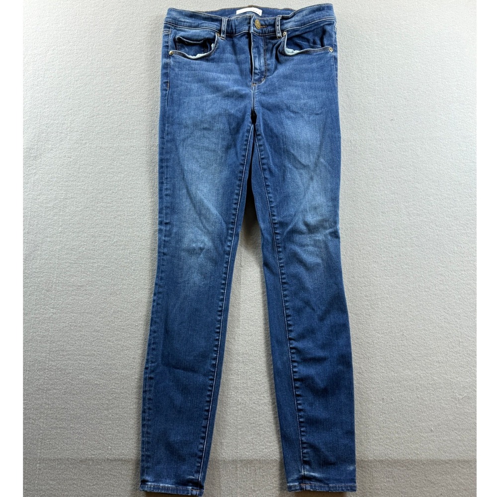 LOFT Legging Jeans Womens 6/28 Blue Mid Rise Stretch Denim 29x28